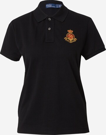 T-shirt Polo Ralph Lauren en noir : devant