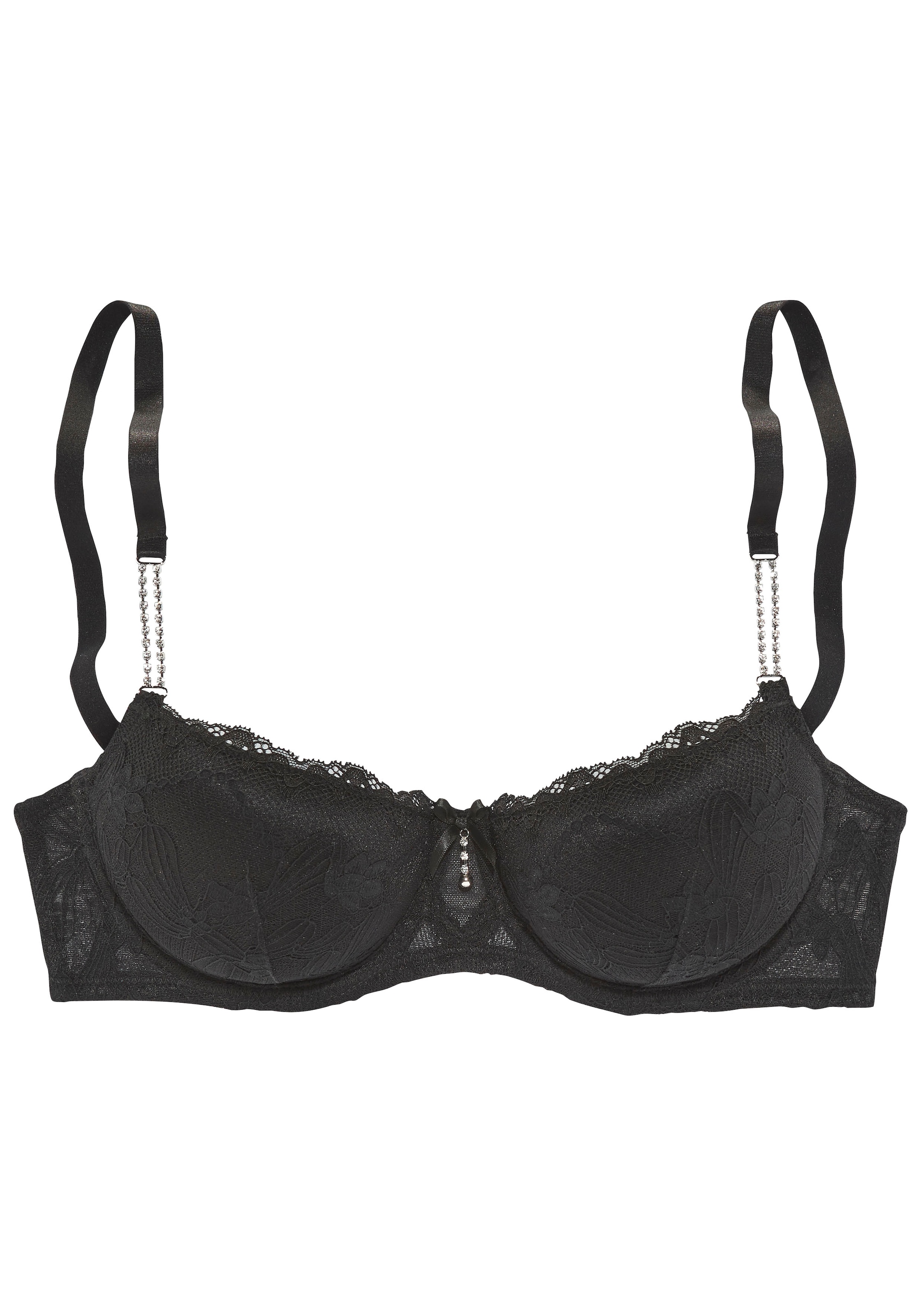 LASCANA Podprsenka – černá: přední strana