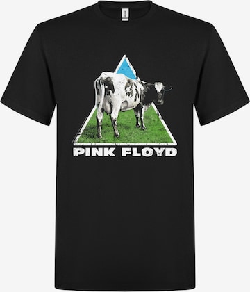 T-Shirt 'Atom Heart' Pink Floyd en noir : devant