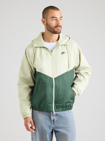 Nike Sportswear Prechodná bunda - Zelená: predná strana