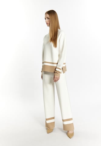 DreiMaster Klassik Sweater 'Ledkin' in White