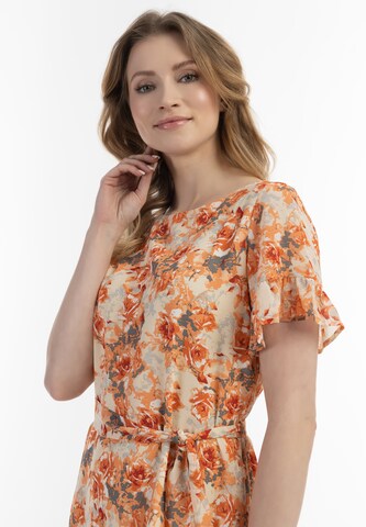 Usha Summer Dress in Orange