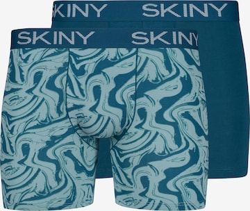 Skiny - Boxers em azul: frente