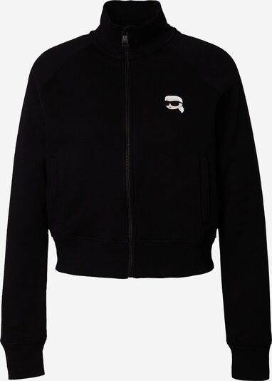 Karl Lagerfeld Sportiska jaka 'IKONIK 2.0', krāsa - melns / balts, Preces skats