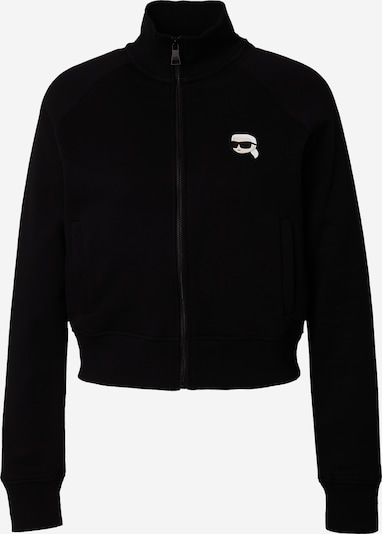 Džemperis 'IKONIK 2.0' iš Karl Lagerfeld, spalva – juoda / balta, Prekių apžvalga