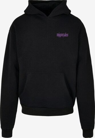 MJ Gonzales Sweatshirt 'Seraphim' in Zwart: voorkant