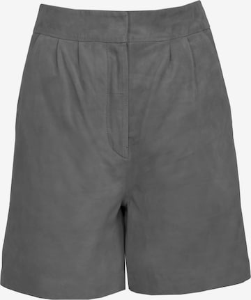 JAGGER & EVANS Regular Bundfaltenhose in Grau: predná strana