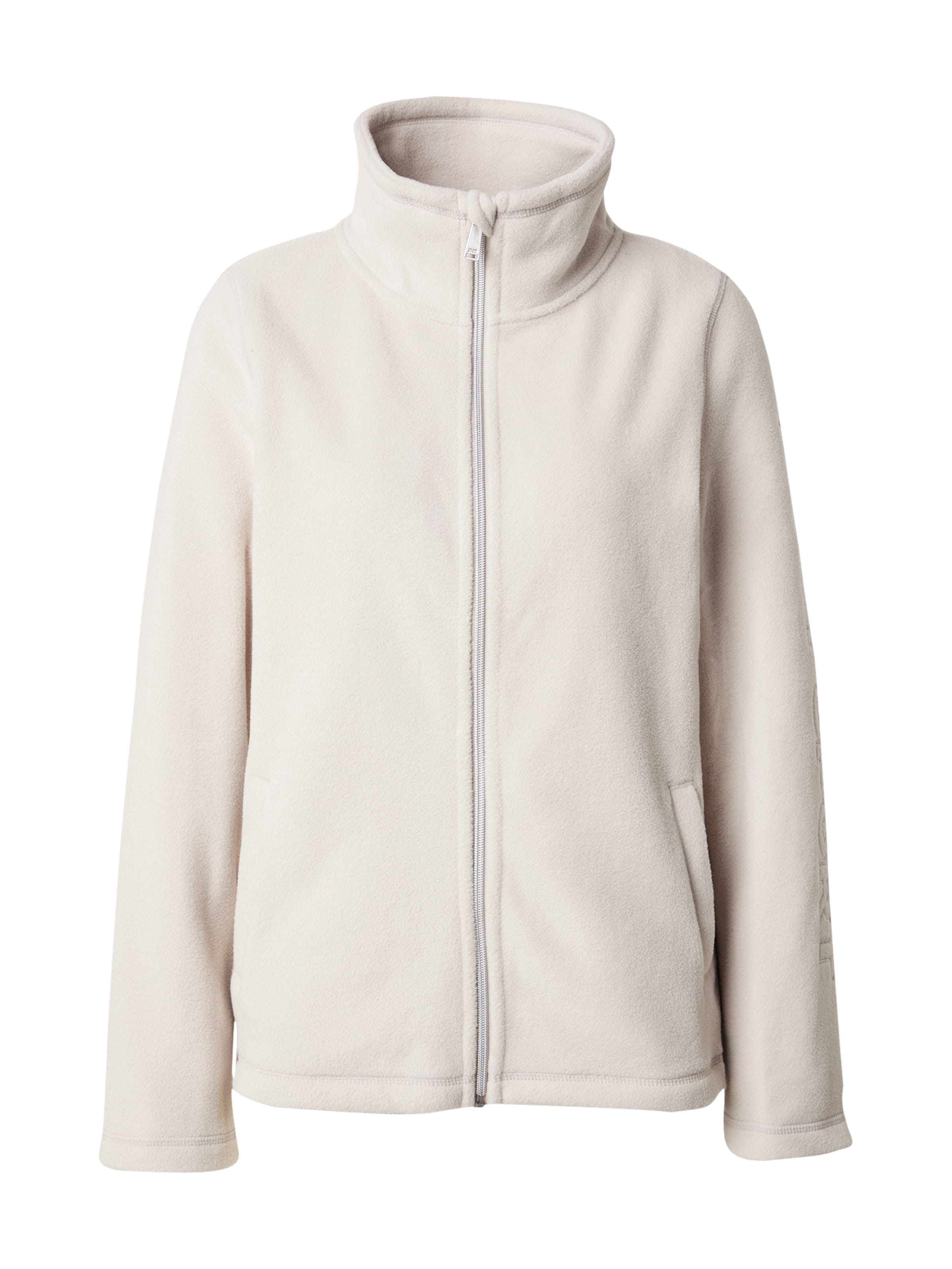 Jachetă  fleece funcțională de la DKNY Performance pe bej: față