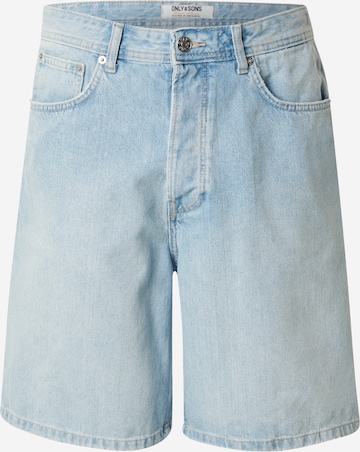 Only & Sonsregular Traperice 'ONSFade' - plava boja: prednji dio