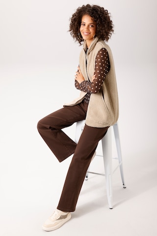 Aniston CASUAL Weste in Beige