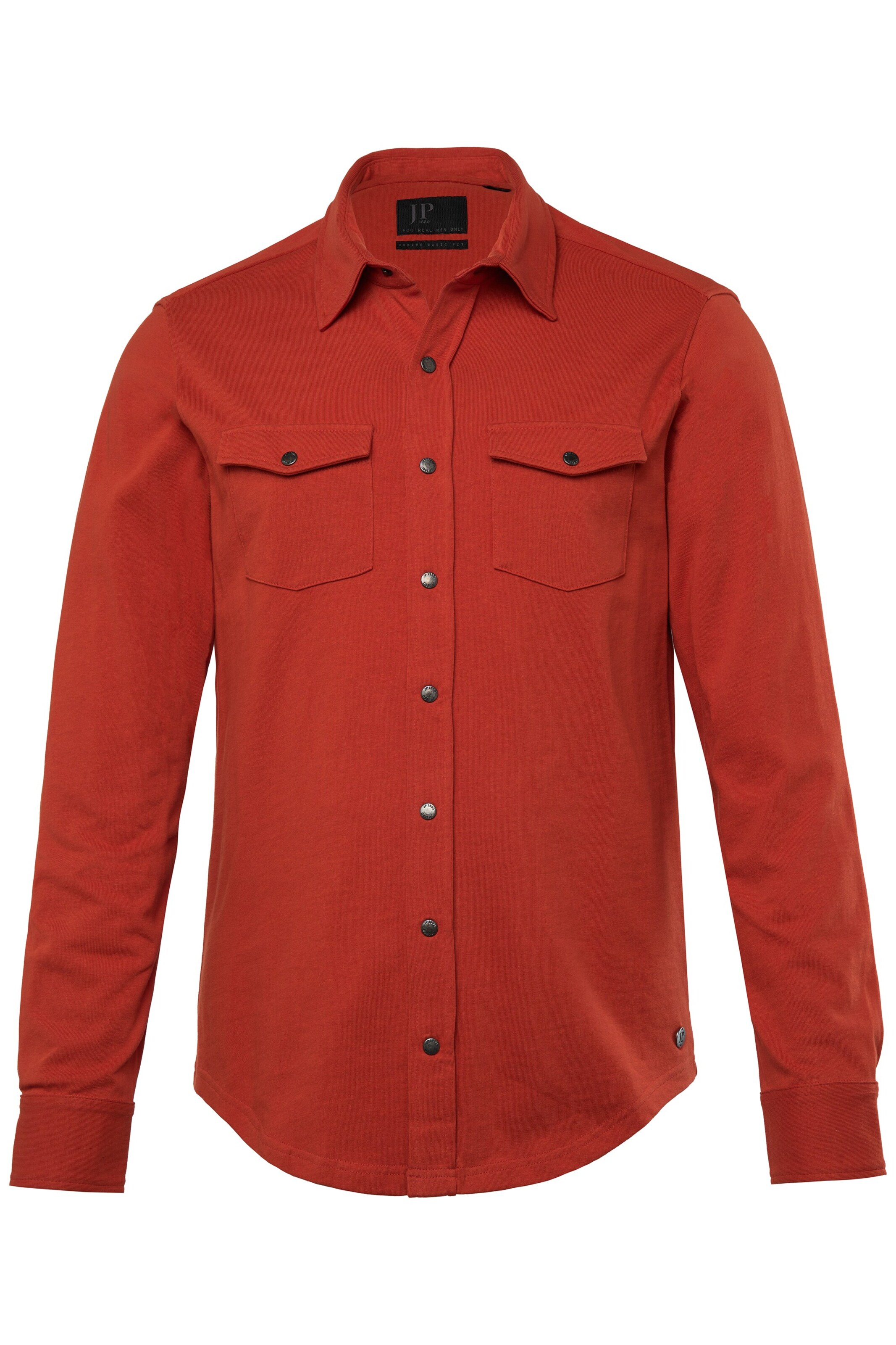 JP1880 Regular fit Button Up Shirt in Brown: front