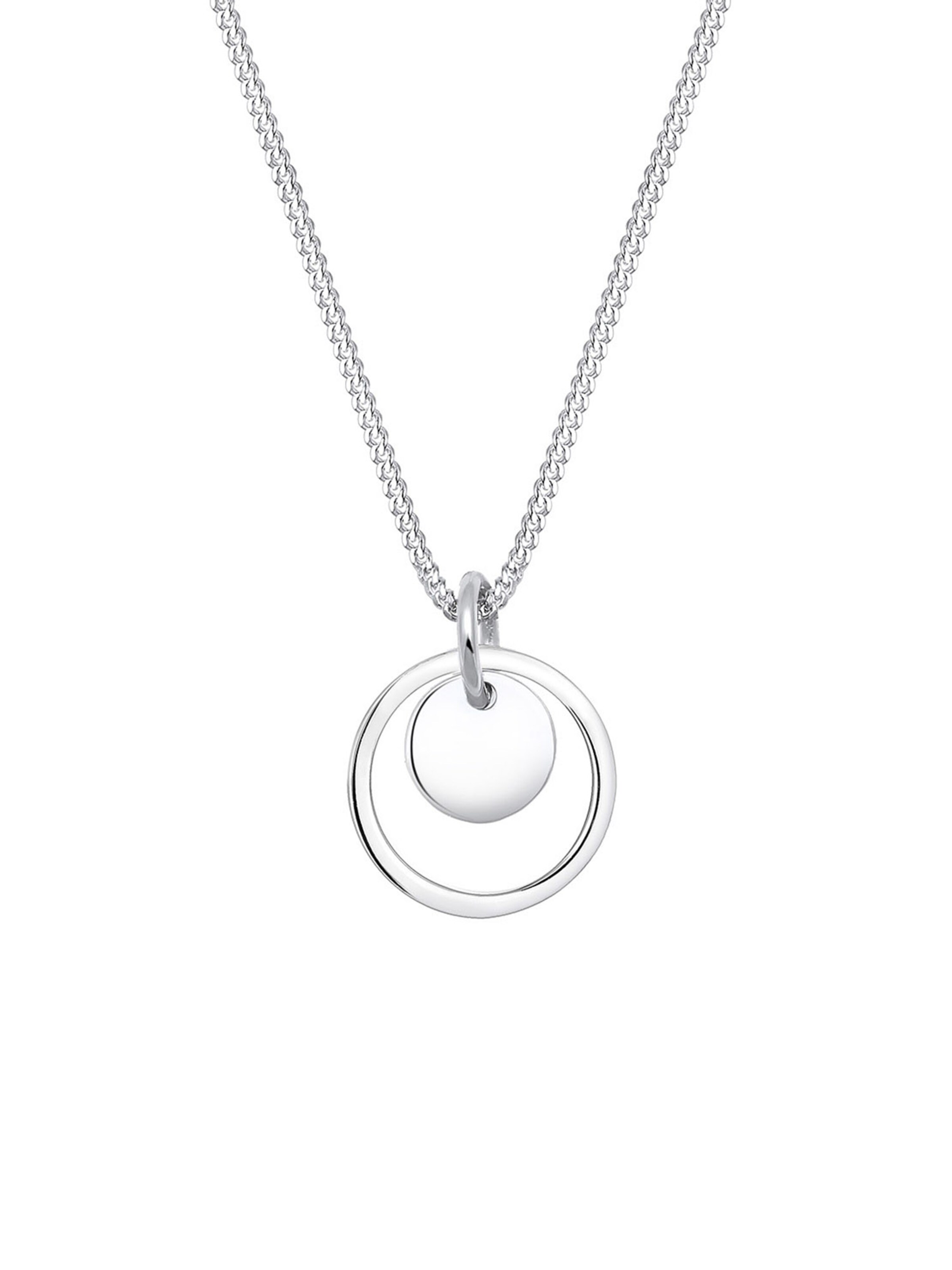 ELLI Verižica 'Geo' | srebrna barva