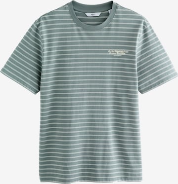 Next T-shirt i grön: framsida