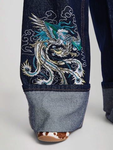 Ed Hardy - Loosefit Vaquero en azul