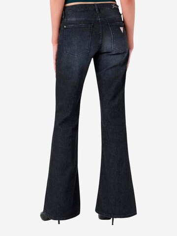 GUESS Flared Jeans 'BEVERLY LOW RISE W6BAJ7 D2088' in Zwart