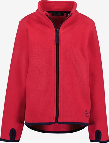 BLUE SEVEN Fleecejacke in Rot