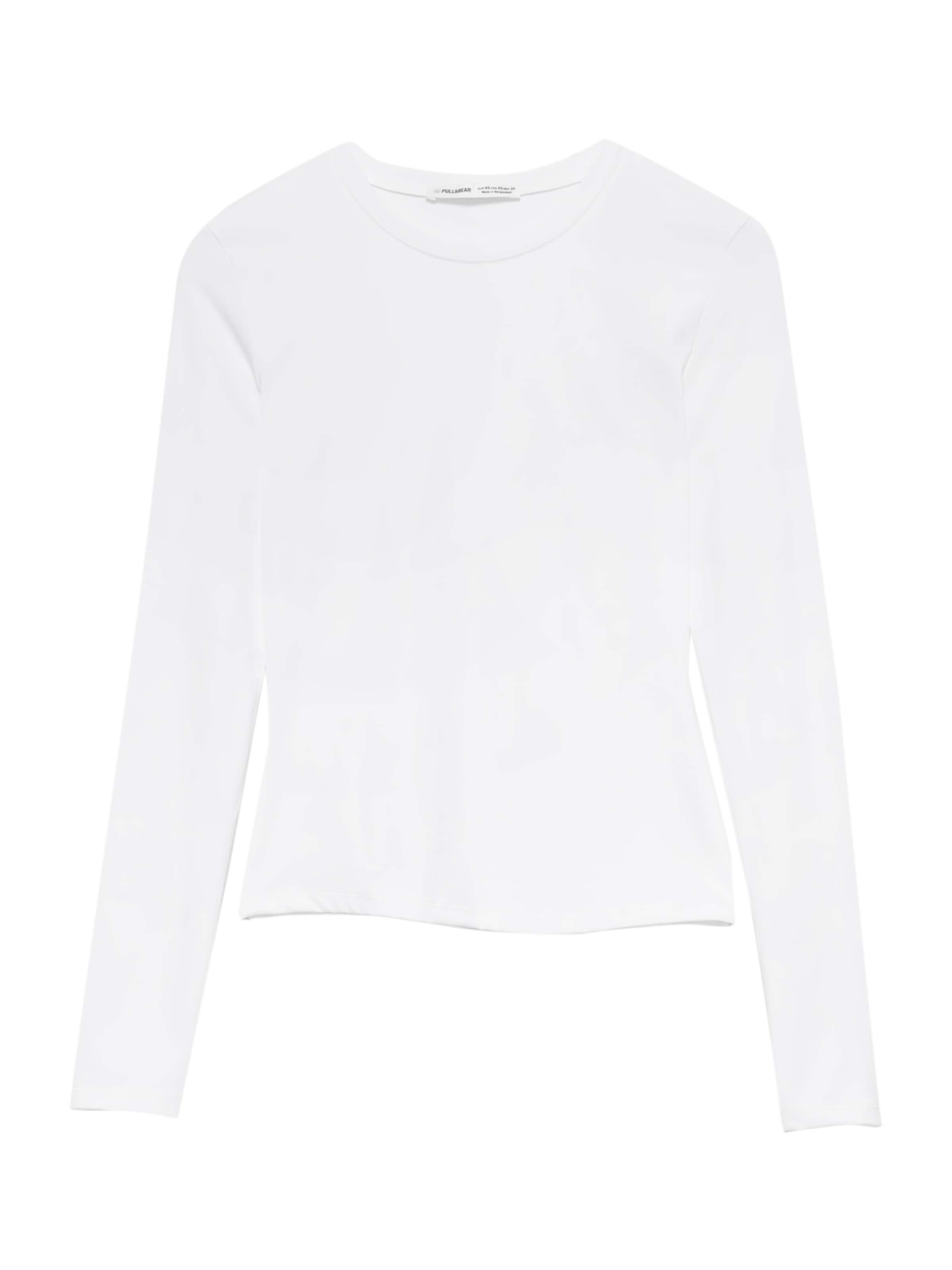 Pull&Bear Shirt in weiß, Produktansicht