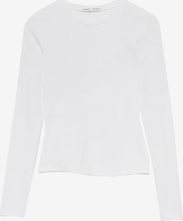 Pull&Bear Shirt in Wit: voorkant