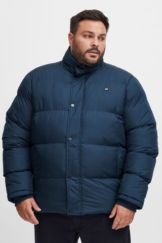 BLEND Winter Jacket in Blue: front