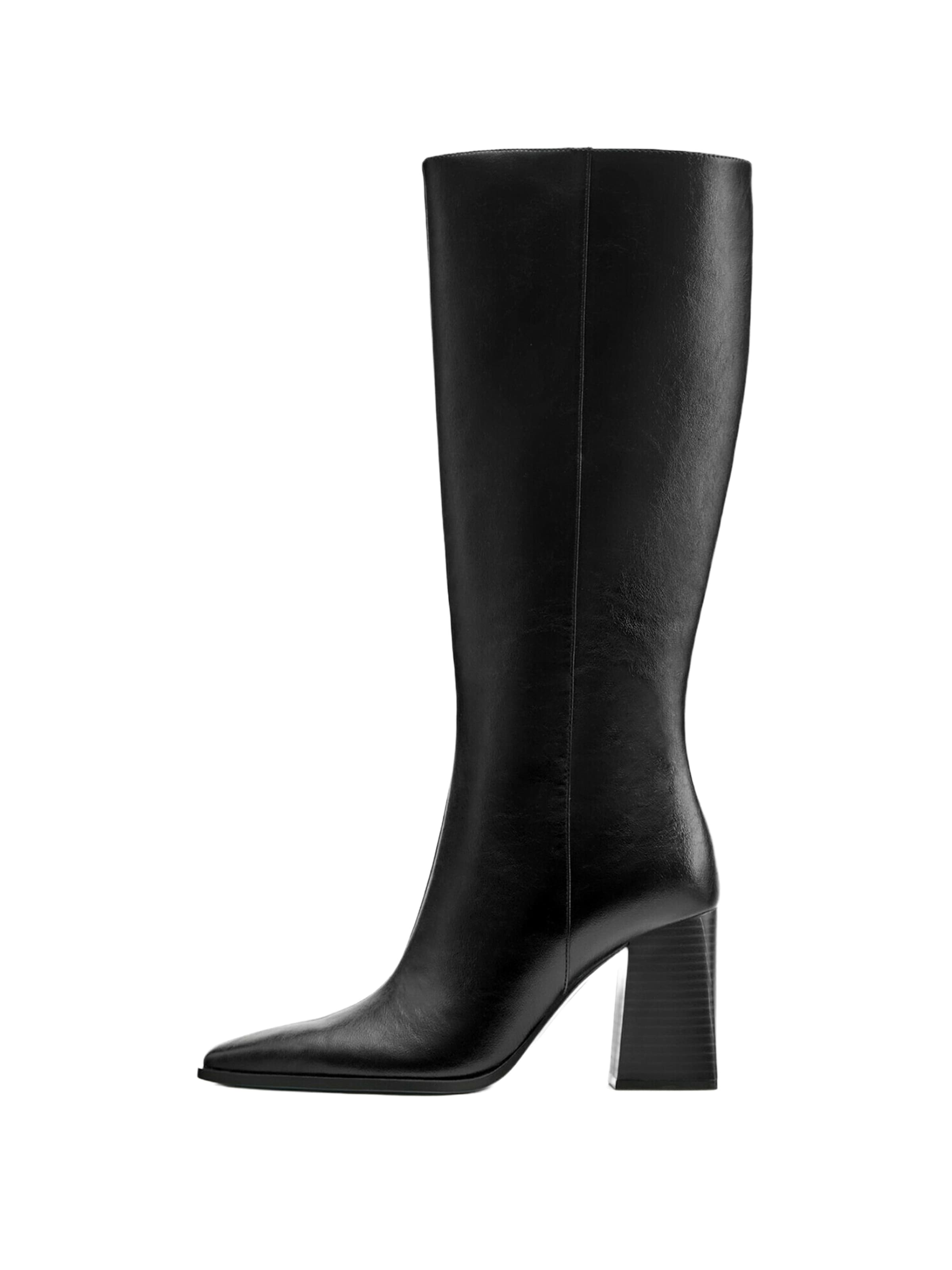 Bottes Pull&Bear en noir : devant