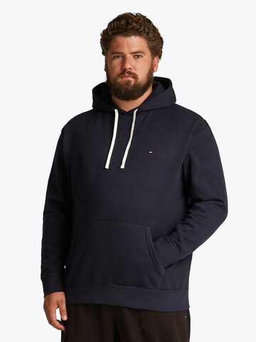 Tommy Hilfiger Big & Tall Sweatshirt 'ESSENTIAL' in Blau: Vorderseite