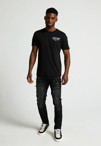 Alessandro Zavetti Shirt 'Montanelli' in Zwart