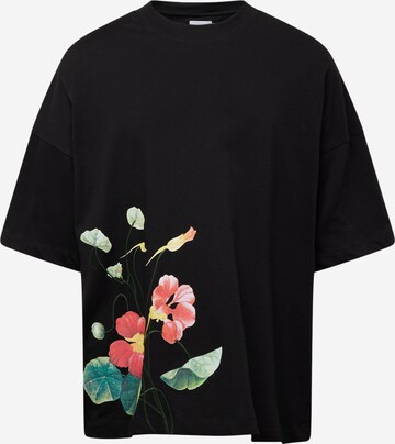 T-Shirt TOPMAN en noir : devant