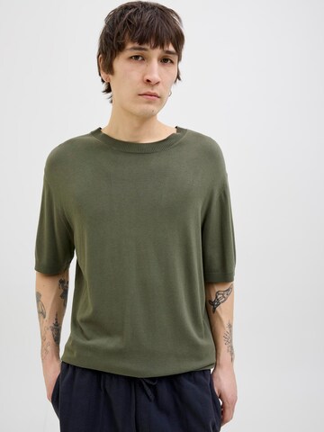 JACK & JONES Πουλόβερ 'JPRCCWilliam' σε πράσινο: μπροστά