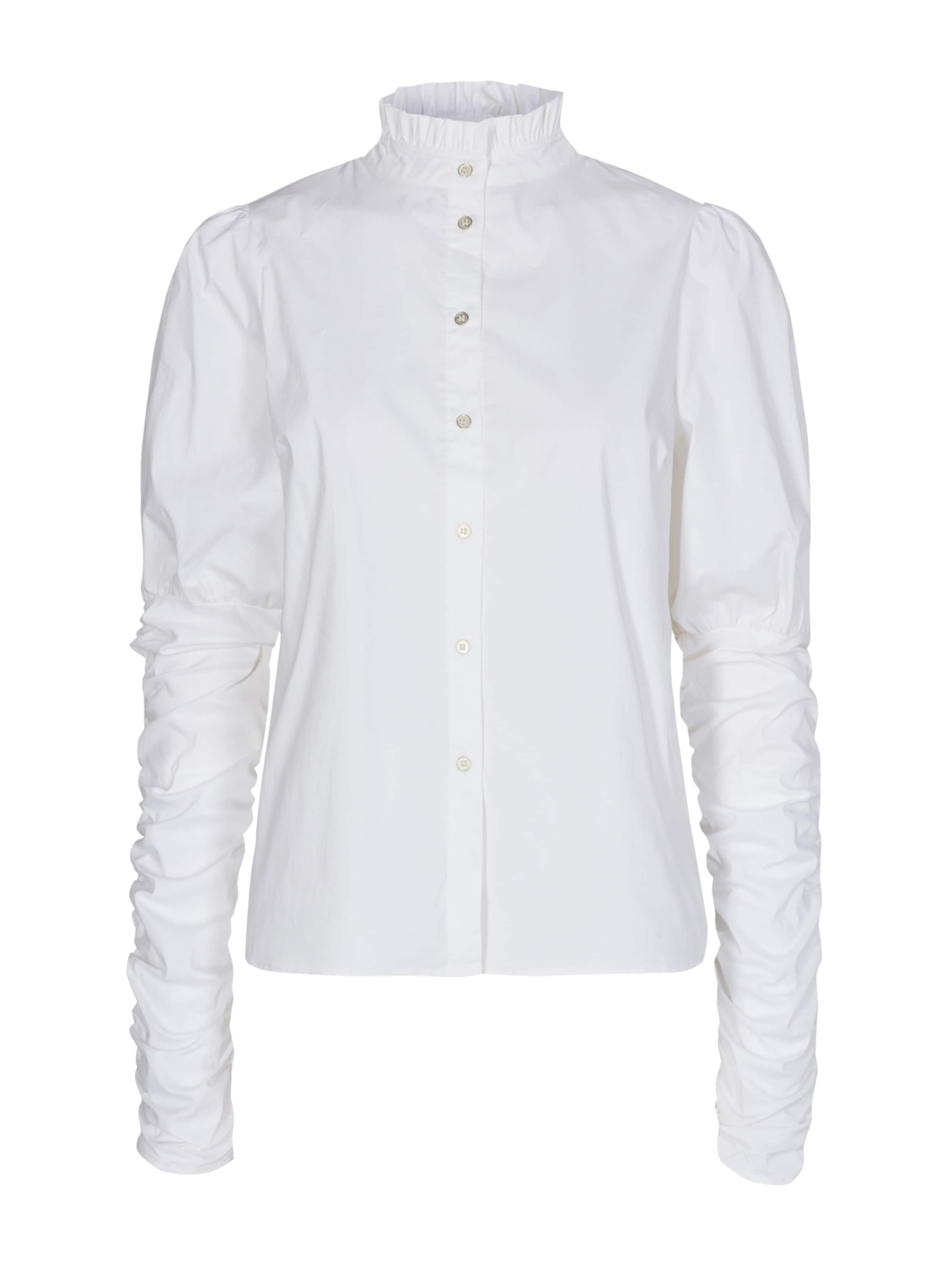 T-shirt 'SandyCC' co'couture en blanc : devant