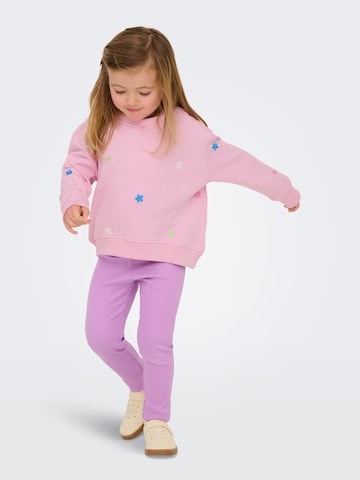 Sweat-shirt 'KMGLAVINA' Only Mini en rose