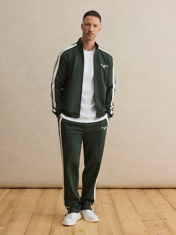 DAN FOX APPAREL - Sudadera con cremallera 'Alessio' en verde