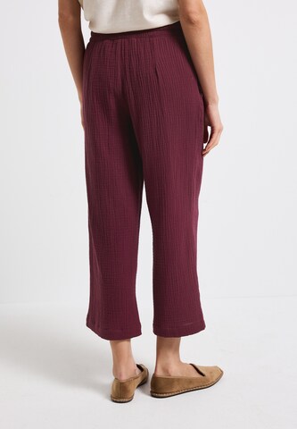 STREET ONE Wide leg Pants in Red