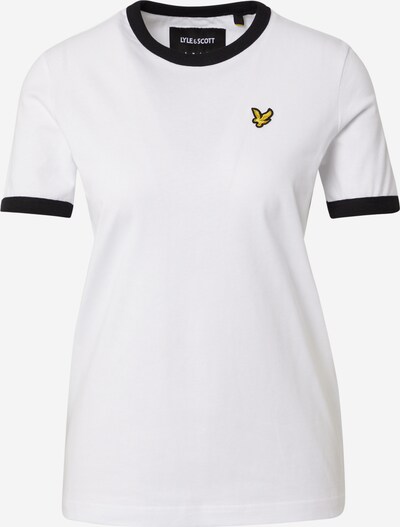 Lyle & Scott Тениска 'Ringer' в черно / бяло, Преглед на продукта