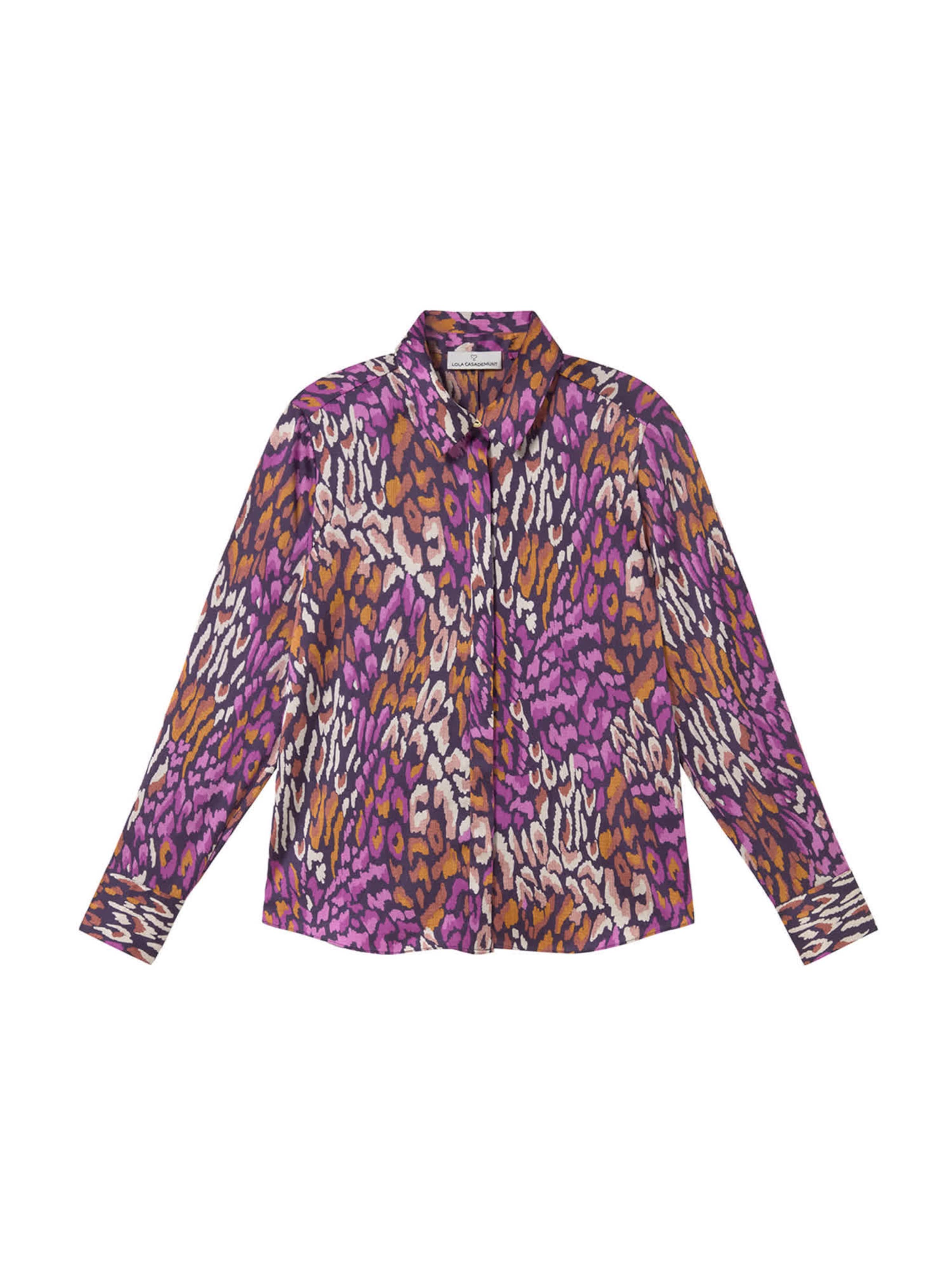 Camicia da donna di Lola Casademunt in lilla: frontale