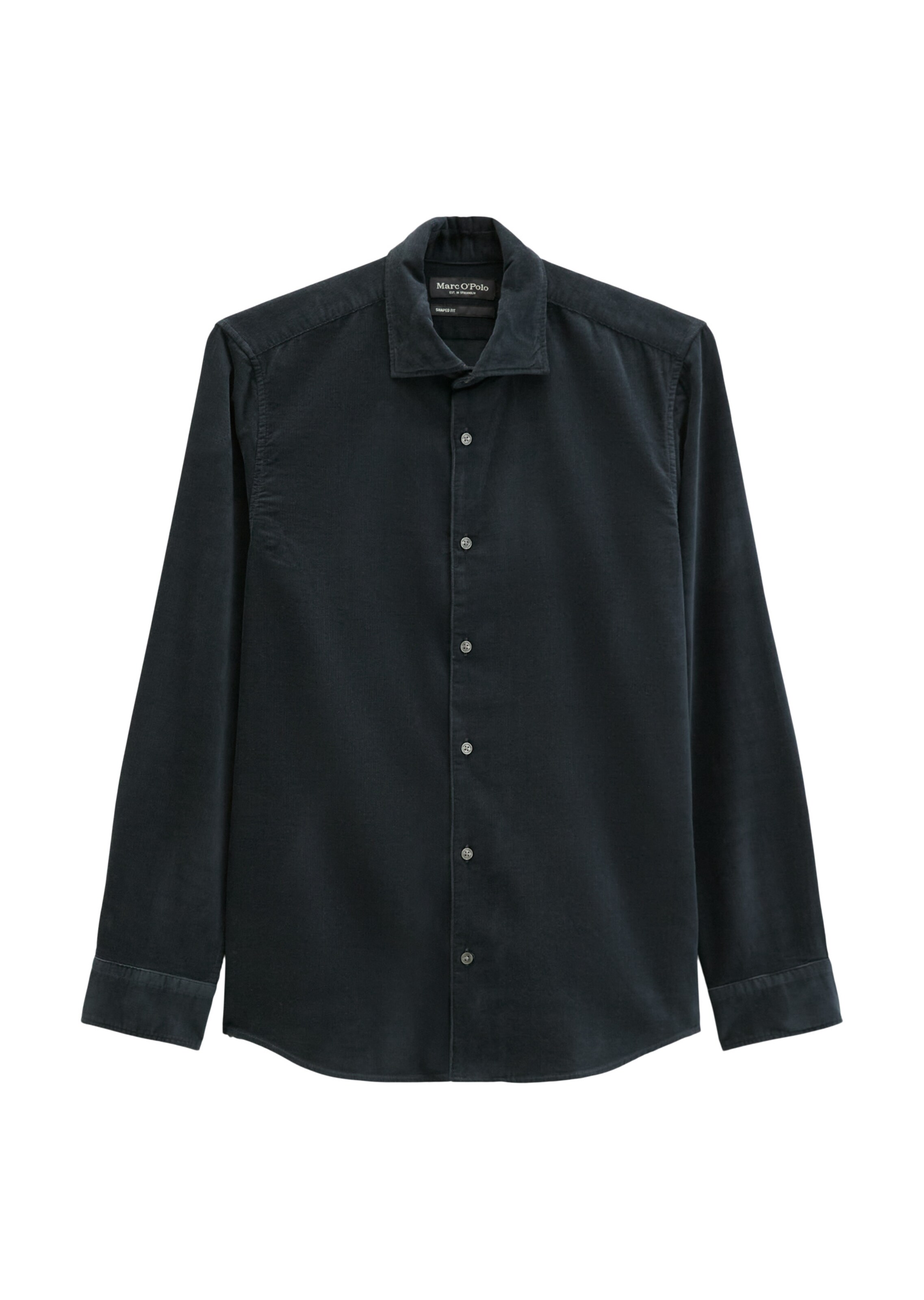 Marc O'Polo Button Up Shirt in Blue: front
