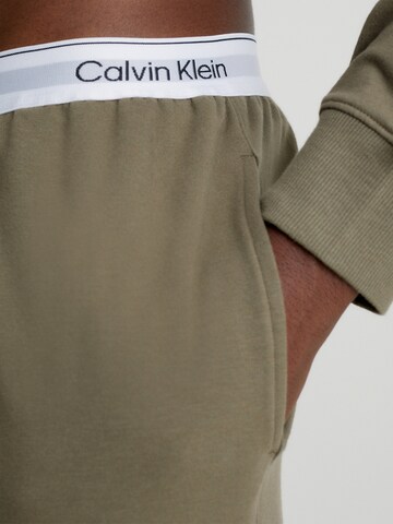 Calvin Klein Alt kitsenev Püksid, värv roheline