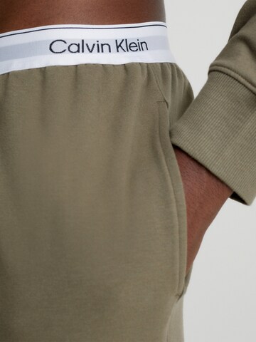 Calvin Klein Tapered Broek in Groen