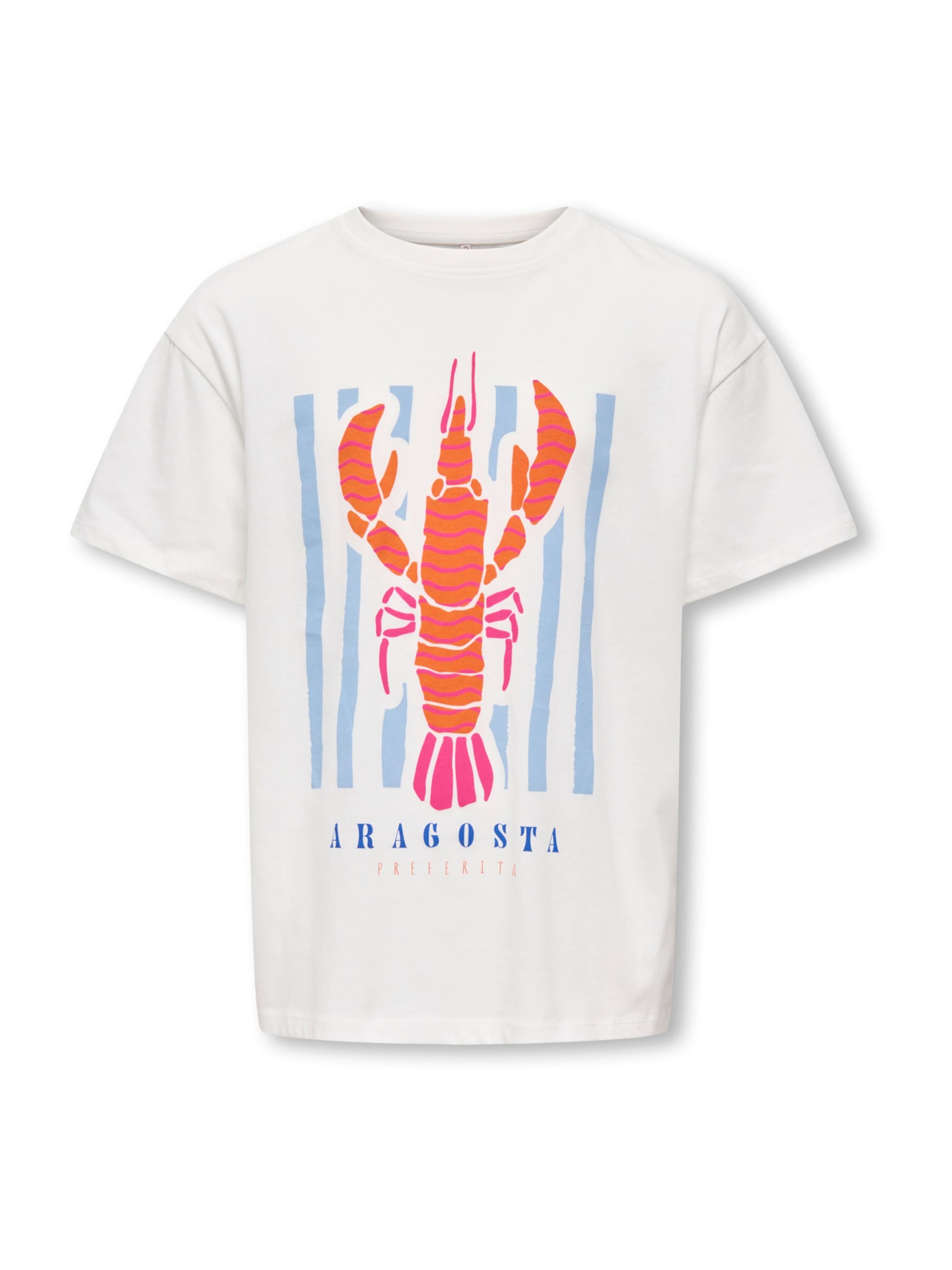 ONLY GIRLS Μπλουζάκι 'KOGJOANNA' σε λευκό: μπροστά