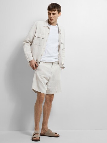 SELECTED HOMME Regular Shorts 'MADS' in Beige