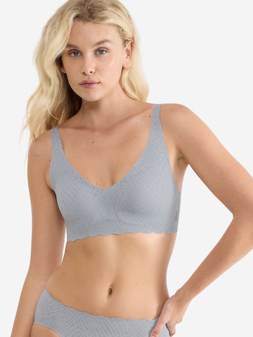 Bustier Soutien-gorge ' Blue ZERO Feel Bliss ' SLOGGI en gris : devant
