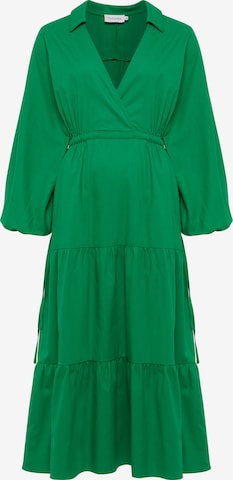 Tussah Φόρεμα 'NINAH' σε πράσινο: μπροστά