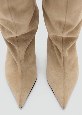 MANGO Boots in Beige