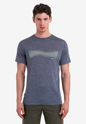 ICEBREAKER Functioneel shirt 'Cool-Lite Sphere III' in Grijs: voorkant