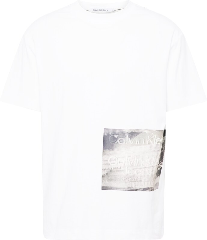 Calvin Klein Jeans T-Shirt in Weiß Calvin Klein Jeans T-Shirt in Weiß
