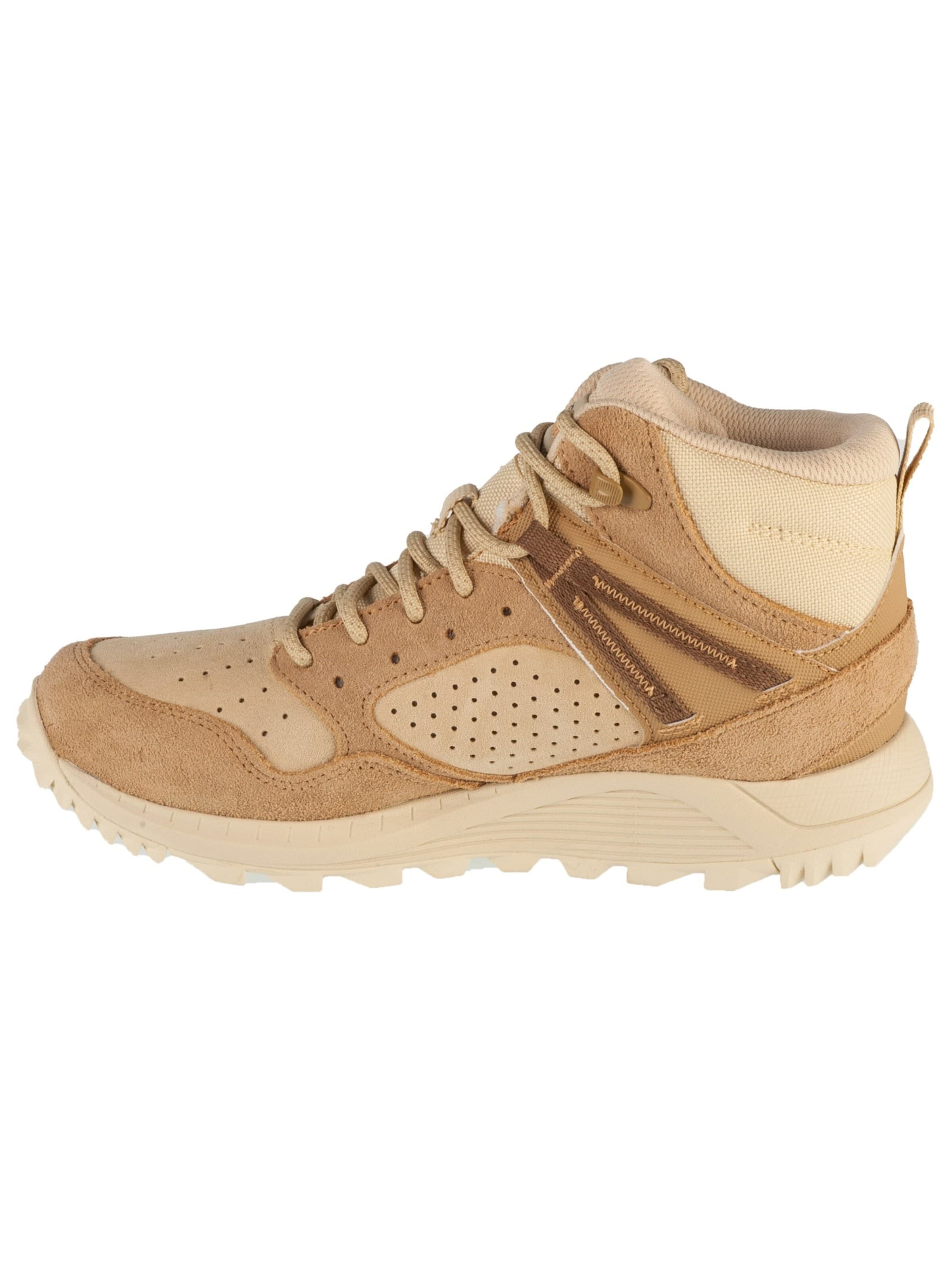 MERRELL Boots 'Merrell Wildwood Mid Leather WP' in Beige