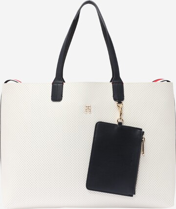 TOMMY HILFIGER - Shopper 'ICONIC' en blanco: frente