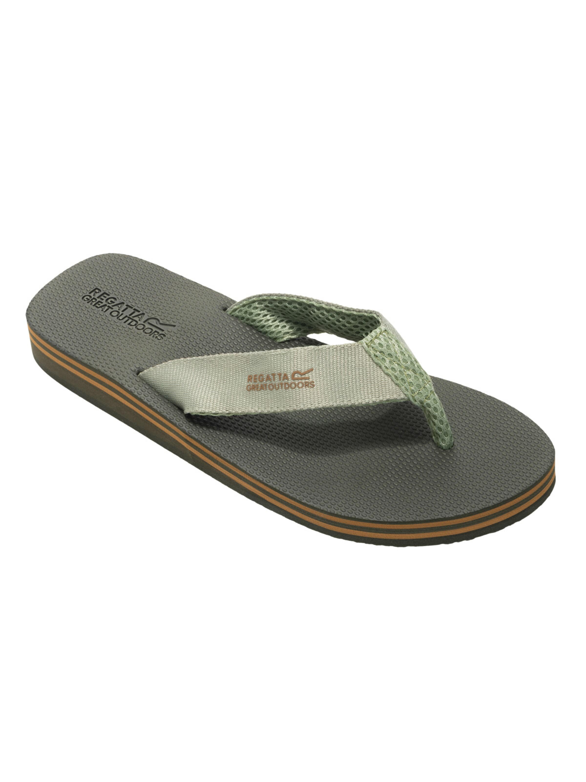 REGATTA Sandals 'Freizeitschuhe Rico in grün' in Green: front