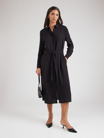 rosemunde - Vestido camisero 'Elif' en negro: frente