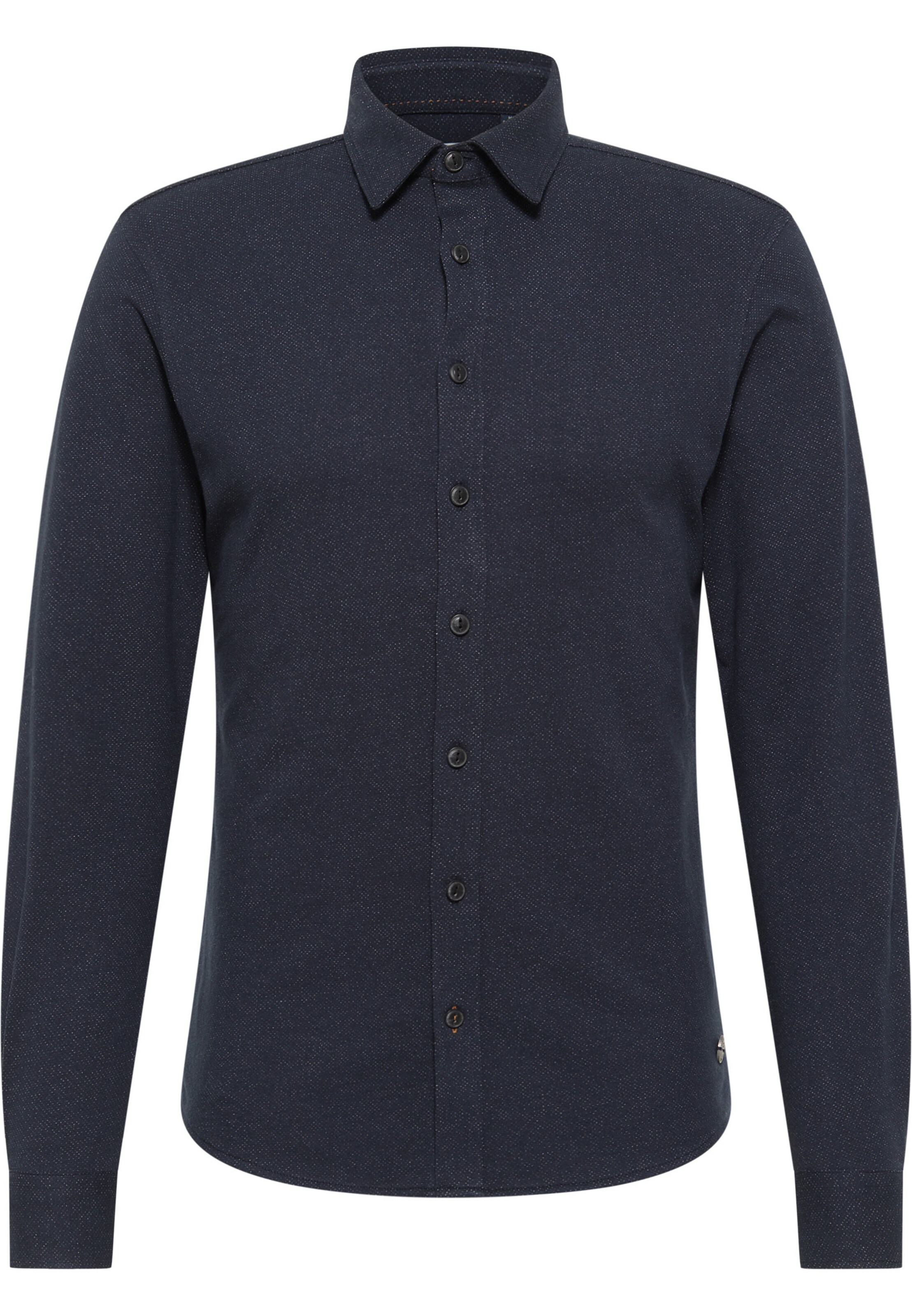 DreiMaster Maritim Slim Fit Hemd in Blau: Vorderseite