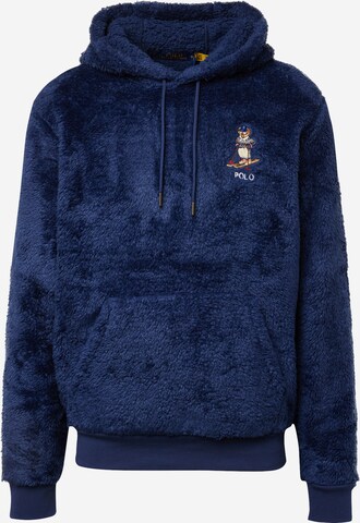 Sweat-shirt Polo Ralph Lauren en bleu : devant